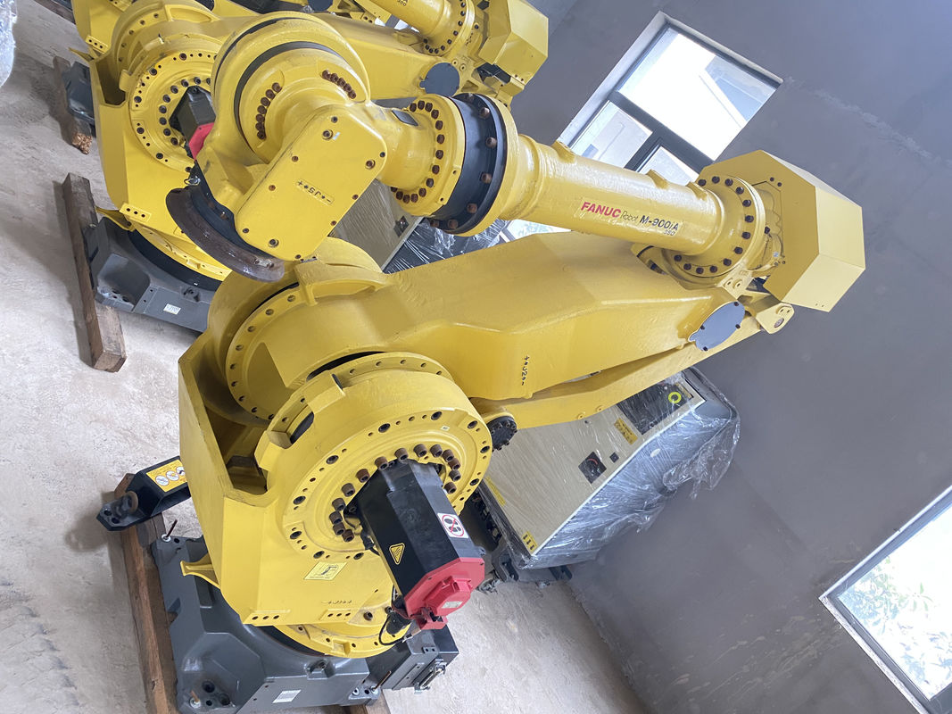 Fanuc M-900iA 350 中古ロボット 6 軸 2655mm Reach R30iA コントローラー パレット化などに最適