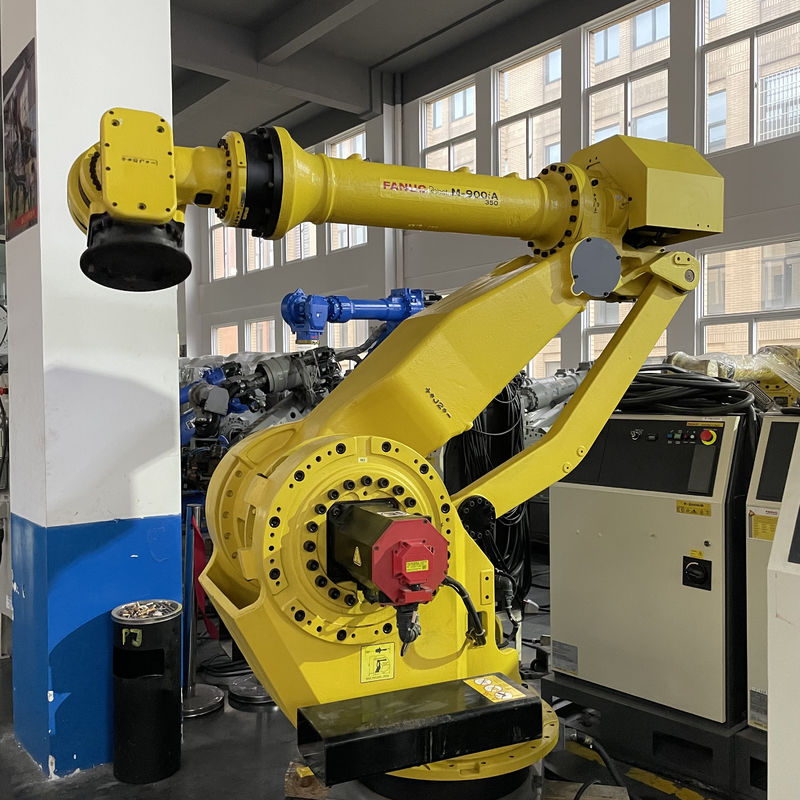 Fanuc M-900iA 350 中古ロボット 6 軸 2655mm Reach R30iA コントローラー パレット化などに最適
