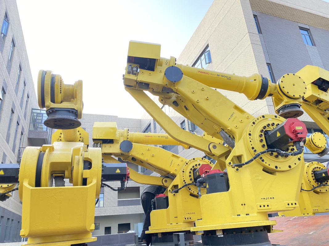 Fanuc M-900iA 350 中古ロボット 6 軸 2655mm Reach R30iA コントローラー パレット化などに最適