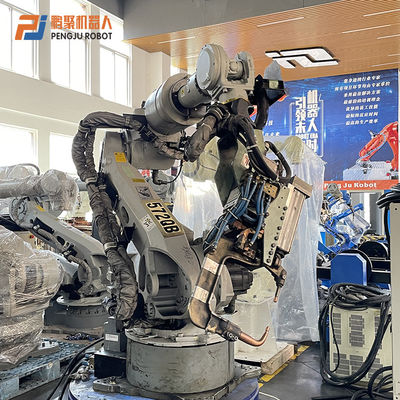 袋のパレットで運搬するロボットYaskawa ES165Nを扱う使用されたスポット溶接