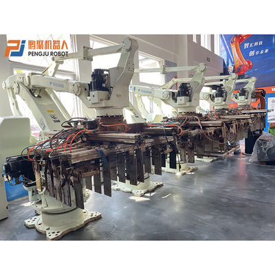 自動煉瓦はPalletizerのロボットYaskawaロボティックMPL500のロボティック場合Palletiserを使用した
