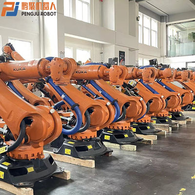 KUKA KR210プライム 210kgペイロードパレライズングソリューション 2700mmのリッチ付きのプログラムパレライズングロボット