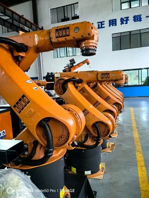 KRC4コントローラ含有 中古 KUKA ロボット KR60-3 60kg 利用荷重 2033mm 荷重処理切断・組み立て
