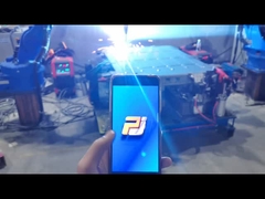 溶接する使用されたMOTOMAN Yaskawaの塗装ロボットパレットで運搬することを扱う