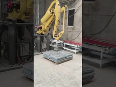 自動パレットで運搬するロボット腕4の軸線Yaskawa MPL500の包み、パレットで運搬するロボット