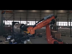 使用されたABBは多機能ロボット腕IRB 4600-40/2.55を連結した